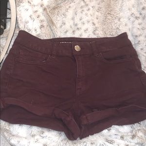 American eagle shorts high rise